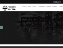 Tablet Screenshot of fitnessclubatleta.com